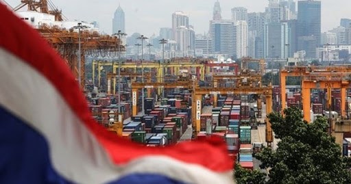 泰国跨境贸易下降7.42％ hinh anh 1