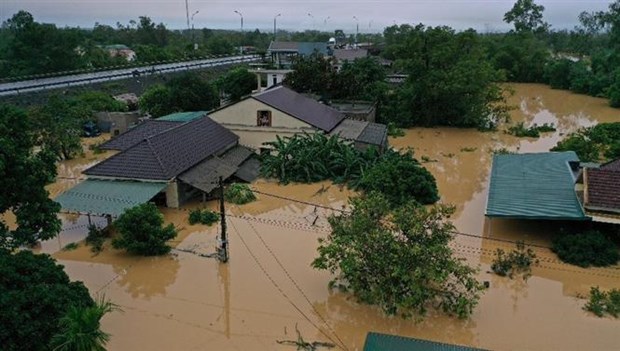 东盟灾害管理人道主义援助协调中心向越南承天顺化和广治两省提供援助 hinh anh 1