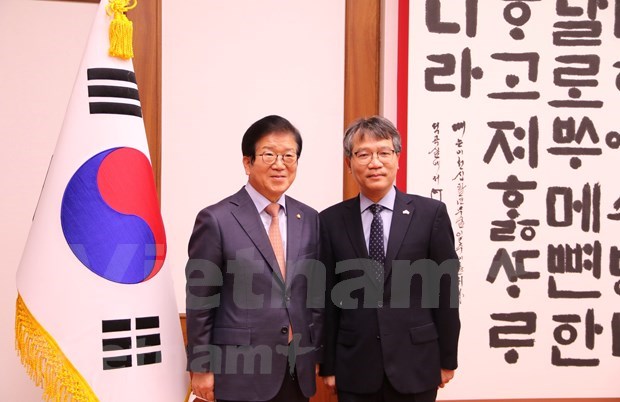 韩国国会议长朴炳锡：越南是韩国“新南方政策”的核心合作伙伴 hinh anh 1