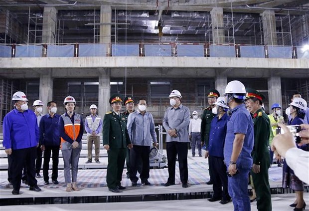 老越合作委员会主席高度评价越南援建老挝国会大厦项目的质量 hinh anh 1