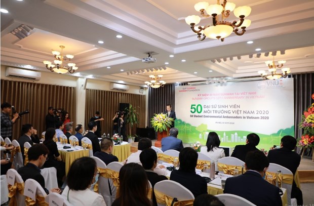 “2020年50名越南环境大学生大使”项目正式亮相 hinh anh 1