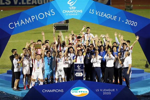 2020年越南足球甲级联赛：Viettel足球俱乐部首次夺得冠军 hinh anh 1