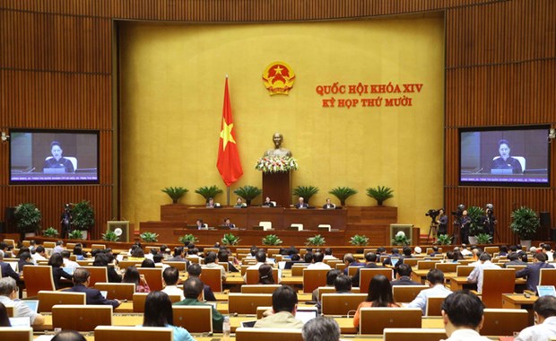 越南第十四届国会第十次会议： 国会进入质询和询问活动的第二天 hinh anh 1