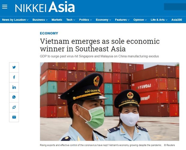 Nikkei Asia：越南——东南亚地区唯一经济成功案例 hinh anh 1