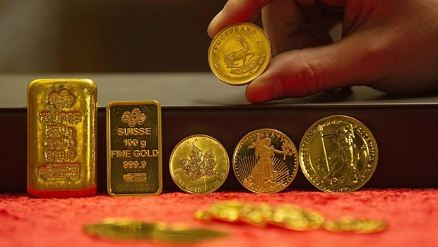 23日上午越南国内市场黄金价格每两超过5600万越盾 hinh anh 1