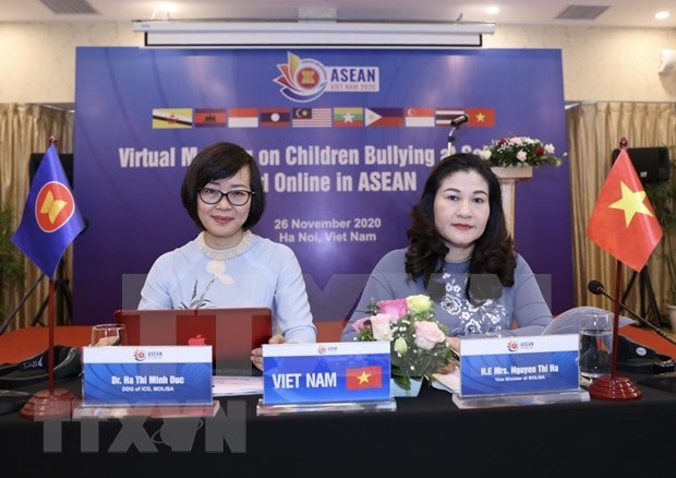 ASEAN 2020：保护儿童在校内和网络免受欺凌 hinh anh 1