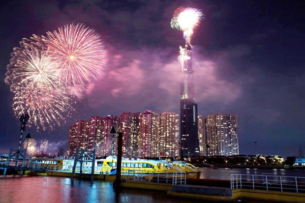 胡志明市将在新年到来之际举行艺术烟花燃放活动 hinh anh 2