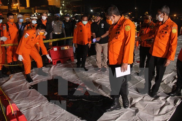 载有53名旅客和12名机组人员的印尼客机坠毁 hinh anh 1