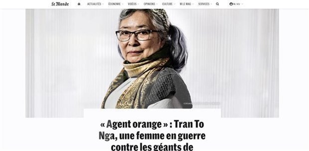 法国媒体：陈素娥女士起诉美国化学公司案件是“历史性案件” hinh anh 2
