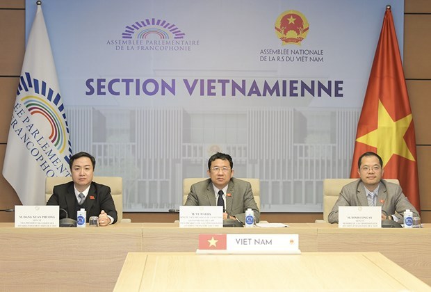 越南出席法语国家议会联盟大会 hinh anh 1