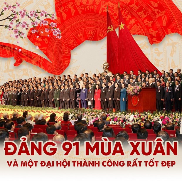 越南共产党与国家的春天永放光芒 hinh anh 1