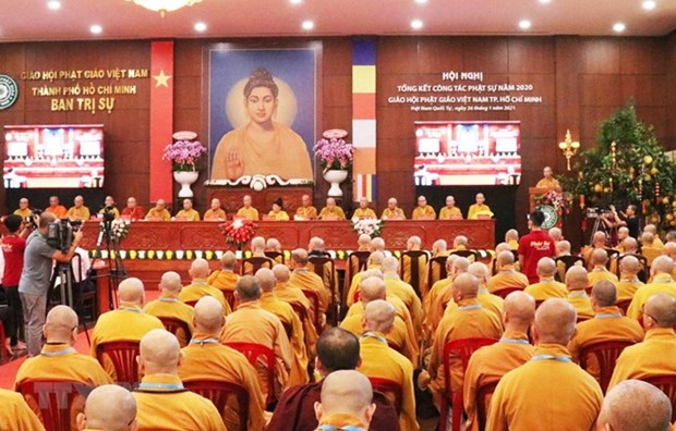 越南佛教协会要求寺院场所严格实施防疫规定 hinh anh 1