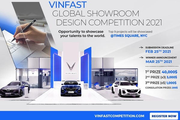 2021年VinFast全球展厅设计大赛正式启动 hinh anh 1