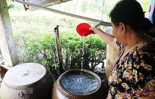 隆安省努力做好供水调度 保障民众生产生活用水 hinh anh 1