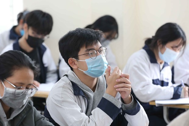 新冠肺炎疫情：河内市学生自3月2日起返校上课 hinh anh 1