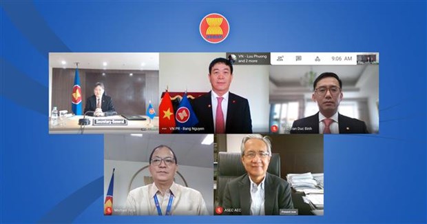 东盟秘书长高度评价越南在担任2020年东盟轮值主席国期间取得的成功 hinh anh 1