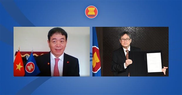 东盟秘书长高度评价越南在担任2020年东盟轮值主席国期间取得的成功 hinh anh 2