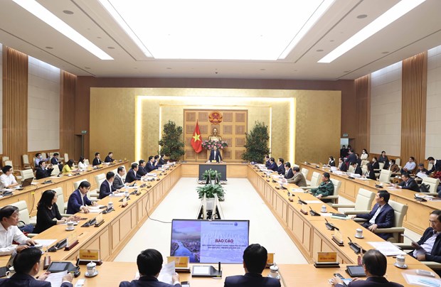 阮春福总理主持关于岘港市总体规划的会议 hinh anh 2