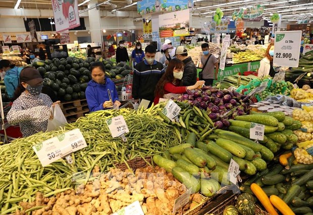 2021年2月河内市消费者物价指数增长1.8% hinh anh 1