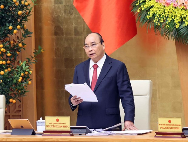 越南政府总理阮春福：更加及时地开展新冠疫苗接种工作 hinh anh 1