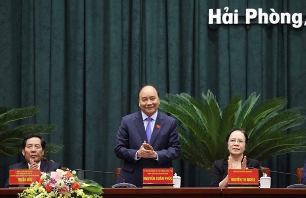 越南政府总理阮春福：将海防市打造成为跨国集团的目的地 hinh anh 1