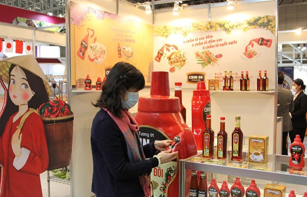 越南在日本国际食品与饮料展推介农产品和食品 hinh anh 1