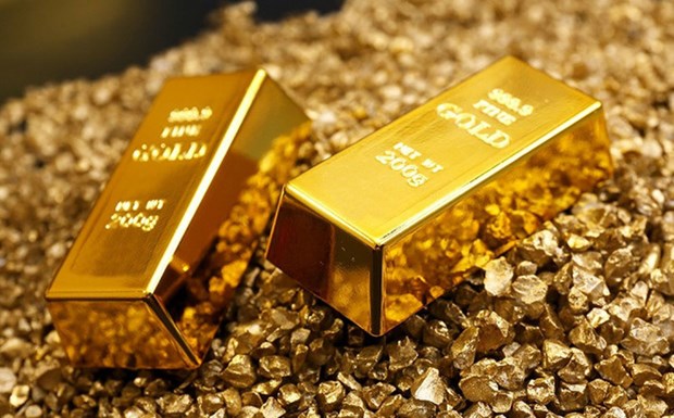 22日上午越南国内市场黄金价格每两下调15万越盾 hinh anh 1