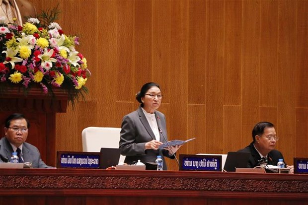 老挝第九届国会第一次会议在万象开幕 hinh anh 2