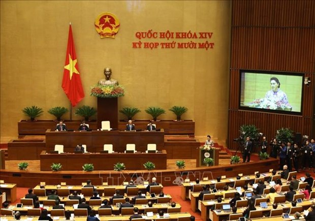 越南第十四届国会第十一次会议隆重开幕： 为革新和提升下一任期的工作效率奠定基础 hinh anh 2