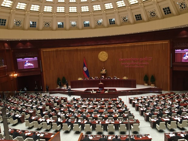 老挝第九届国会第一次会议正式闭幕 hinh anh 1