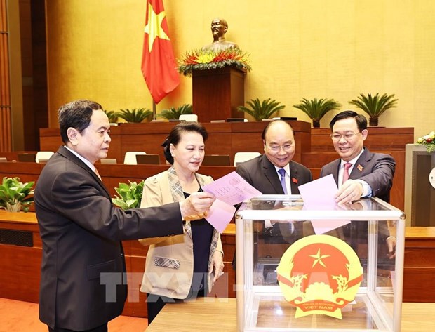 越南第十四届国会第十一次会议选举国会副主席职务 hinh anh 1