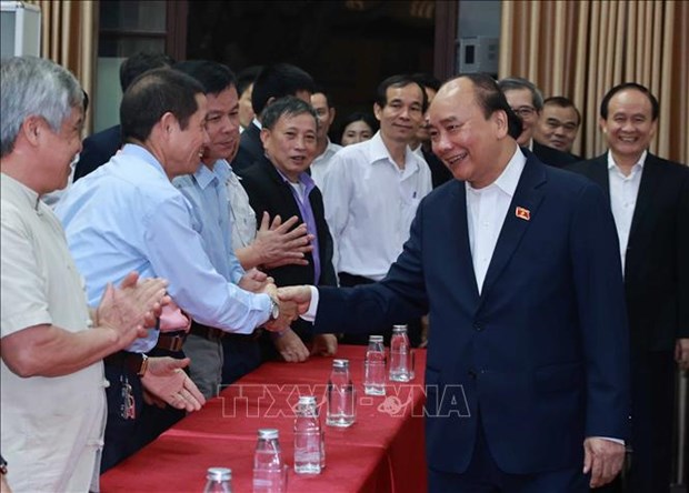 阮春福等国家领导人获居住地选民信任推选为第十五届国会代表候选人 hinh anh 1