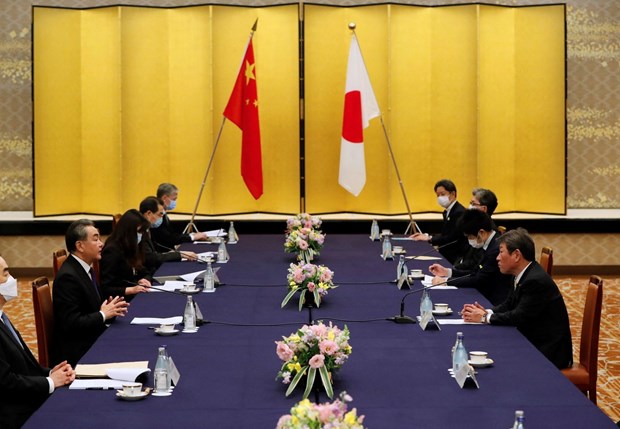 日本对中国近期在东海采取的行为深表担忧 hinh anh 1