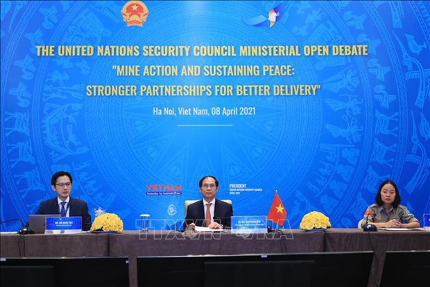 越南与联合国安理会：加强在处理遗留炸弹后果的国际合作 hinh anh 1