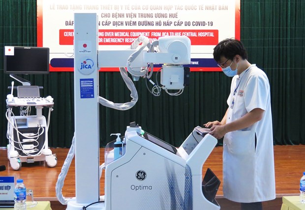 日本向越南捐赠防疫医疗设备 hinh anh 1