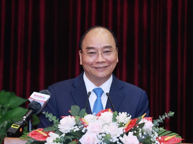 国家主席阮春福：希望广南省和岘港市成为中部地区经济增长的动力 hinh anh 1