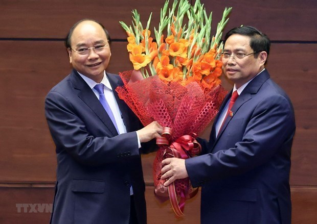 外国领导人发来贺电贺函 祝贺越南新上任的领导人 hinh anh 1