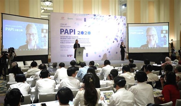 2020年PAPI报告：越南省级公共行政和治理发生积极变化 hinh anh 1