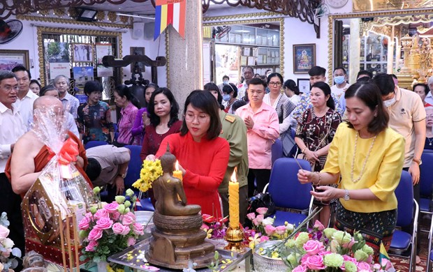 柬老缅泰等国传统新年庆祝活动在胡志明市举行 hinh anh 1