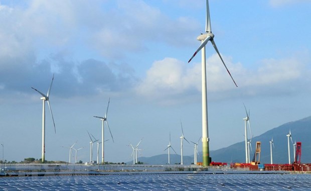 越南最大风力发电厂正式投入运营 hinh anh 1