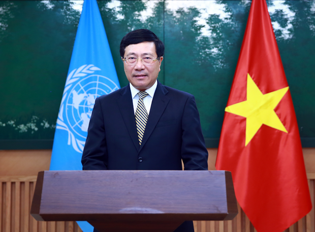 范平明副总理在联合国亚太经社会第77届年会上通过视频发表讲话 hinh anh 1