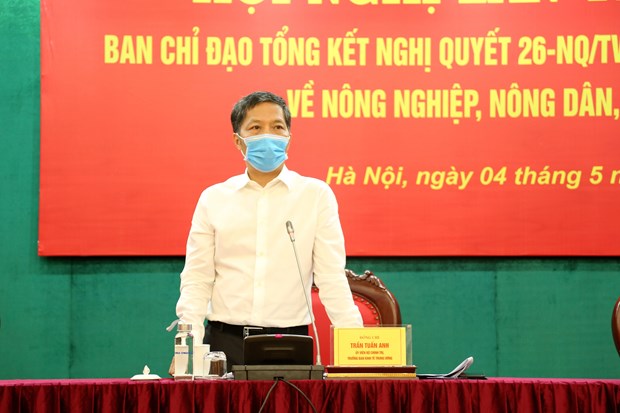 越南党一向主张大力推动农业、农业发展和不断提高农民的生活水平 hinh anh 1