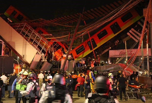 越南国家主席就墨西哥地铁12号线发生垮塌事故向墨西哥总统致慰问电 hinh anh 1