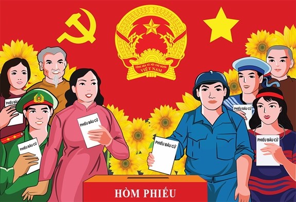 参加选举投票是越南人民的神圣权利和义务 hinh anh 1