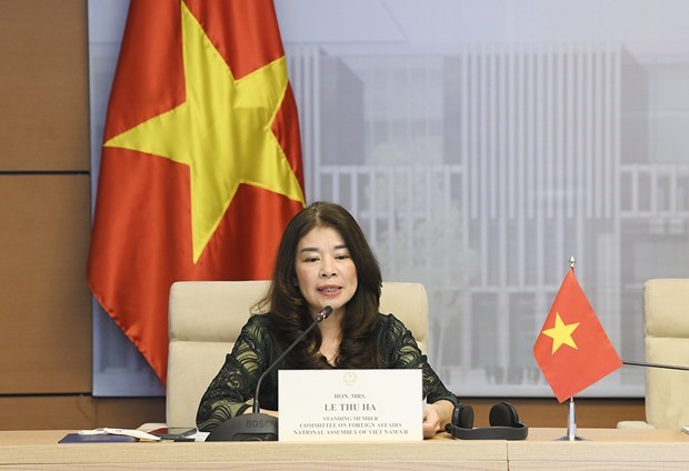 越南出席各国议会联盟民主与人权常设委员会视频会议 hinh anh 1