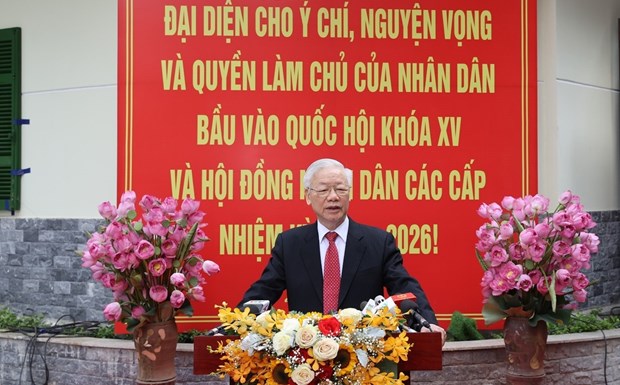 越共中央总书记阮富仲强调越南将进入新发展阶段 hinh anh 2