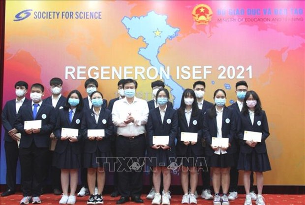 越南学生在2021年国际科学与工程大奖赛获三等奖 hinh anh 1