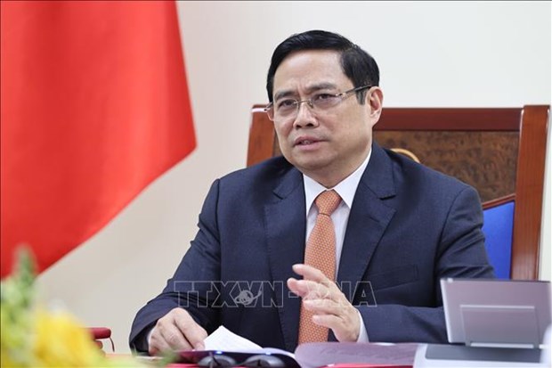 越南政府总理范明政将出席2021年绿色增长和2030年全球目标合作伙伴峰会 hinh anh 1