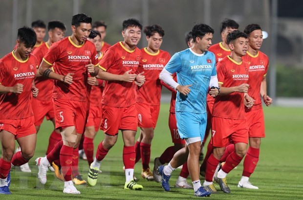 2020年世界杯预选赛：越南国足接受新冠检测 为与约旦队进行友谊赛做准备 hinh anh 1