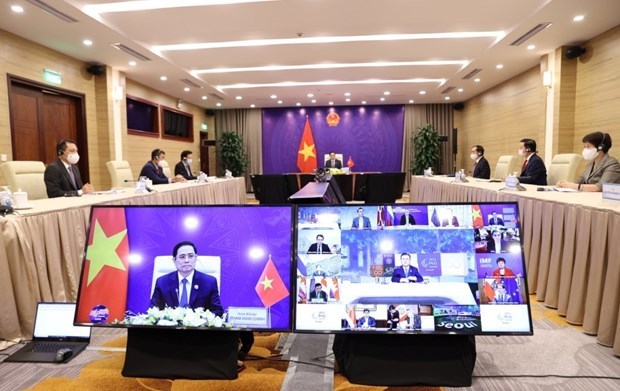 越南政府总理范明政在P4G 2030峰会上提出六项重要措施 hinh anh 1